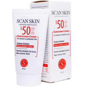 کرم ضد آفتاب پوست نرمال تا مختلط SPF50 اسکن اسکین