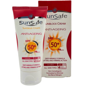 کرم ضد آفتاب و ضد چروک SPF50 سان سیف