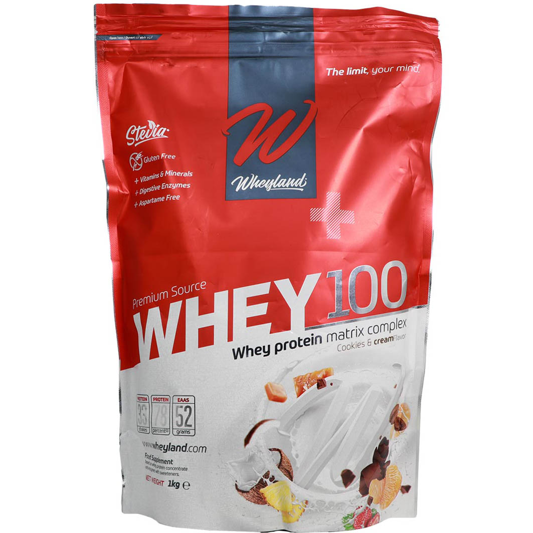 Wheyland-Whey-100-Powder-1000-g-caramel.jpg پودر وی ۱۰۰ وی لند - Image 1