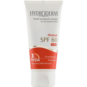 کرم ضد آفتاب فیزیکال SPF60 هیدرودرم