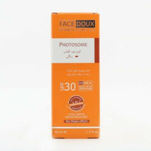 کرم ضد آفتاب رنگی فوتوزوم SPF30 فیس دوکس پوست خشک