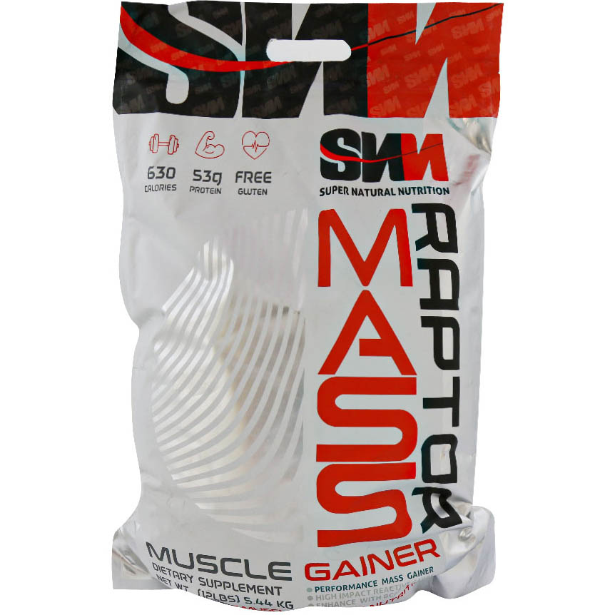 پودر مس گینر رپتور سوپر نچرال اس ان پودر ماسل گینر رپتور مس اس ان ان 5440 گرم - Image 1