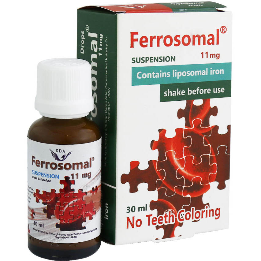 Simorgh-Darou-Attar-Ferrosomal-Drops.jpg قطره آهن فروزومال ۱۱ میلی گرم سیمرغ دارو عطار - Image 1