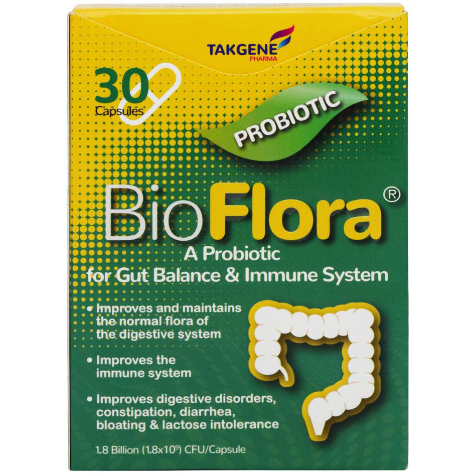 Takgene-Pharma-Bio-Flora-6-Capsules.jpg کپسول بایو فلورا تک ژن فارما - Image 1