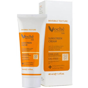 کرم ضد آفتاب بی رنگ SPF50 پوست خشک و معمولی وچه