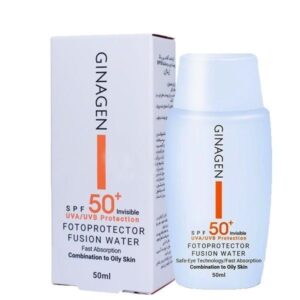 کرم ضد آفتاب بی رنگ پوست چرب و مختلط SPF50 ژیناژن