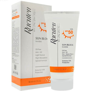 کرم ضد آفتاب بی رنگ پوست چرب و مختلط SPF50 راکوتن