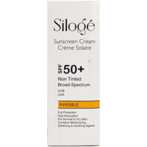 کرم ضد آفتاب بی رنگ پوست خشک و نرمال SPF+50 سیلوژه