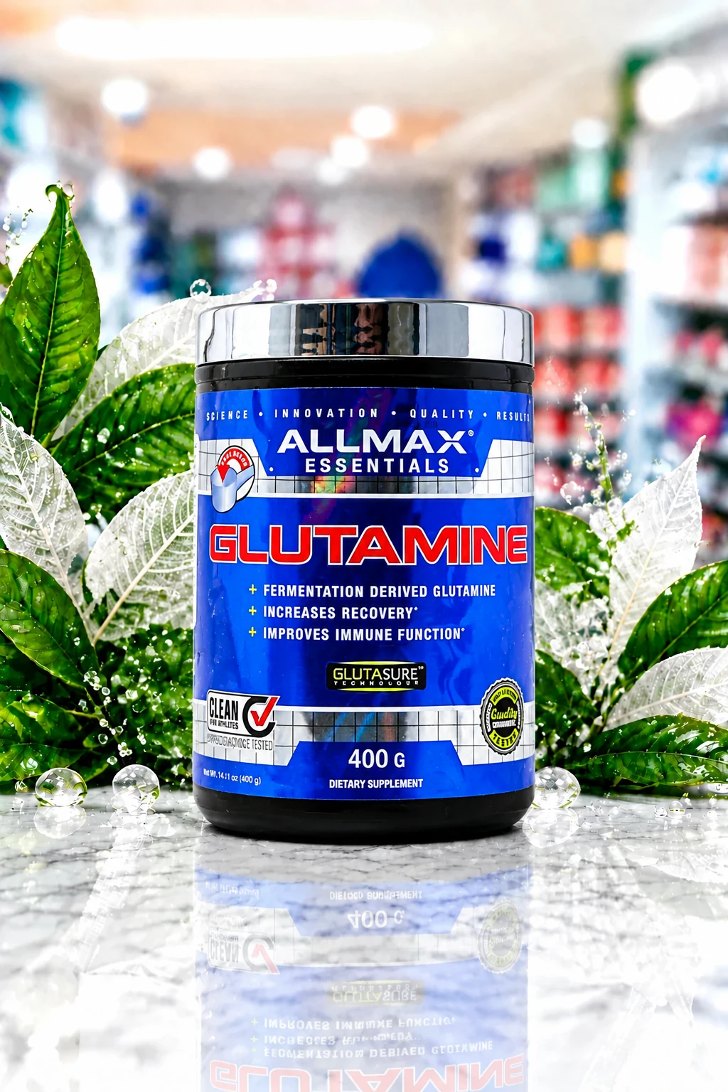DOUxi9rzsrkDzrpUYUyY1axlWB0-pzxXgSltS-KXw8NjF5tyRA آلمکس پودر گلوتامين 400گرم(Allmax Glutamine) - تصویر 1