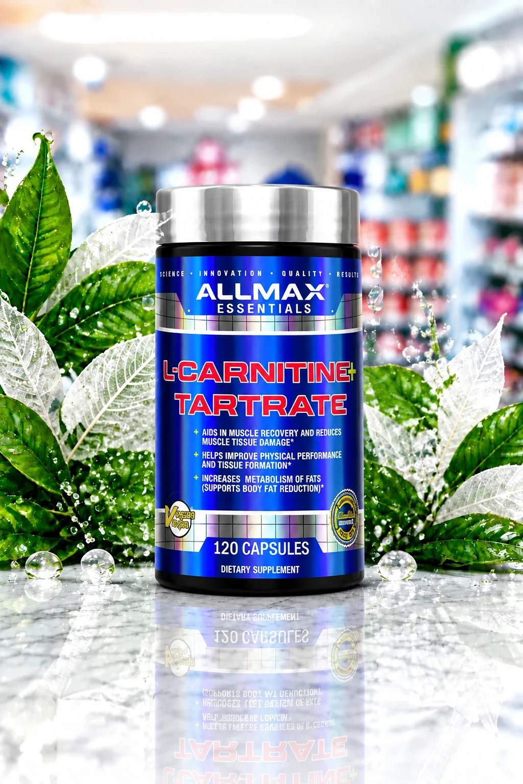 Np1QhaDHfHASgdFoJZQVHbv3WLs-GmgSNkNwQdyxv5ZsI5Pthg (4) آلمکس الکارنتين 120 کپسول(Allmax L-Carnitine Cap 120) - تصویر 1