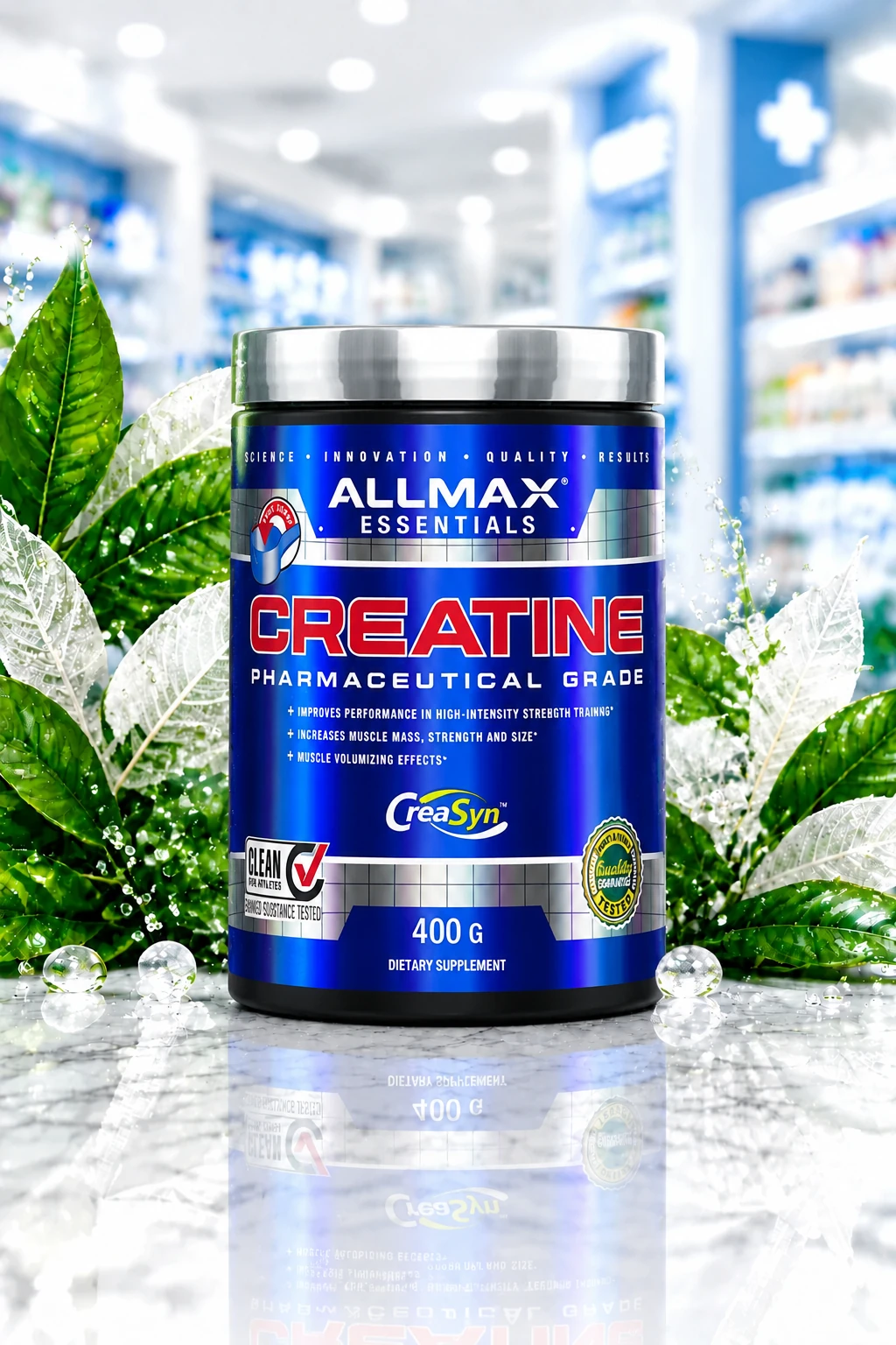 bTOIbPeiiWyt2P9wSE_A8TfzOE0-o7YV38wEQCuyzHQjmJ4PSg آلمكس پودر كراتين 400گرمي(Allmax Creatine) - تصویر 1