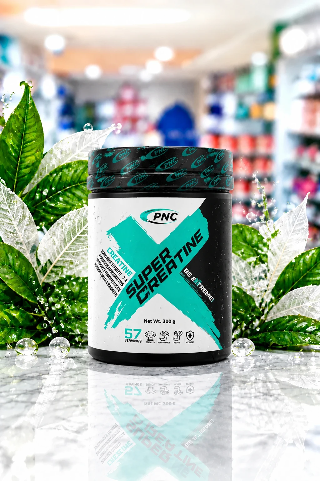 m-BrlpsxpFonLkXNNbdZESMmZjo-a94JXaChRYOWp3pS-8UY-w پي ان سي سوپر کراتين 300 گرم(PNC Super Creatine) - تصویر 1