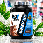 بي پي آي اسپورت پودر پروتئين وي اچ دي 1900-1850گرم(Bpi Sports Whey HD Protein Powder)